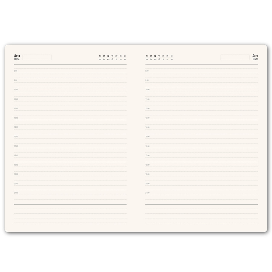 Ежедневник недатированный Mod, формат А5, в линейку
